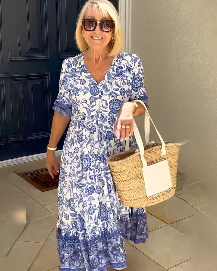 Madison – Robe fleurie col V