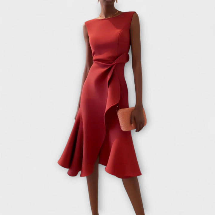 Darlene | Robe midi élégante