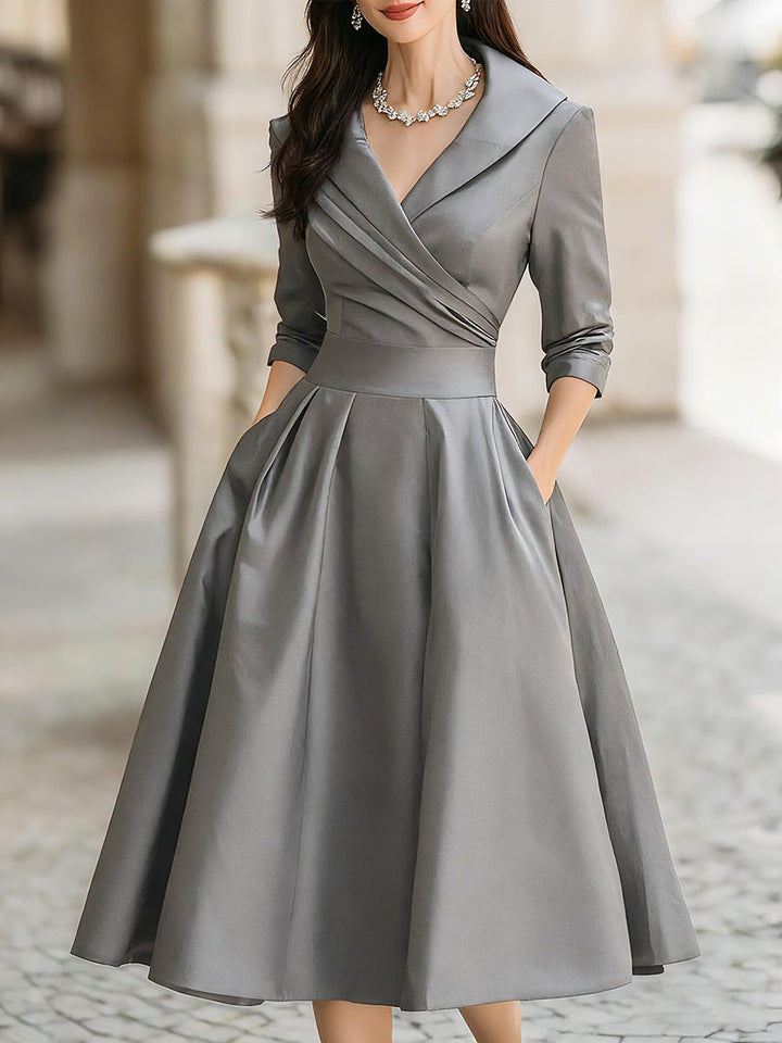 Mai | Robe Midi Élégante Intemporelle