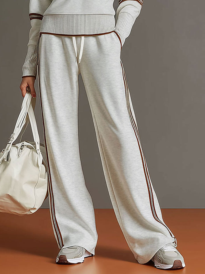 Marietta | Ensemble avec blouse et pantalon à jambes larges