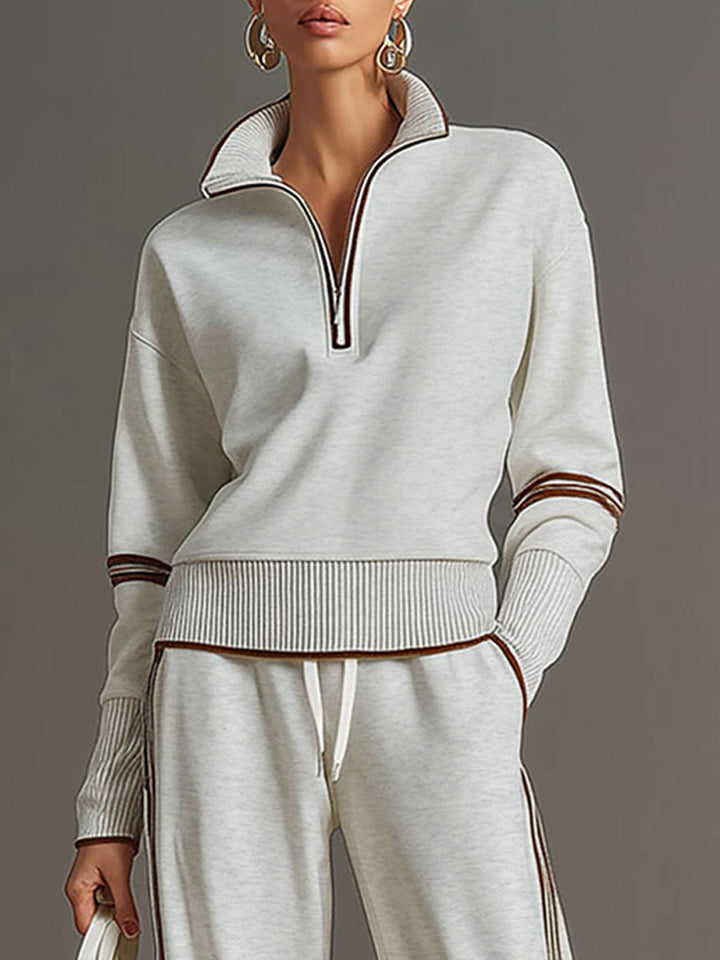 Marietta | Ensemble avec blouse et pantalon à jambes larges