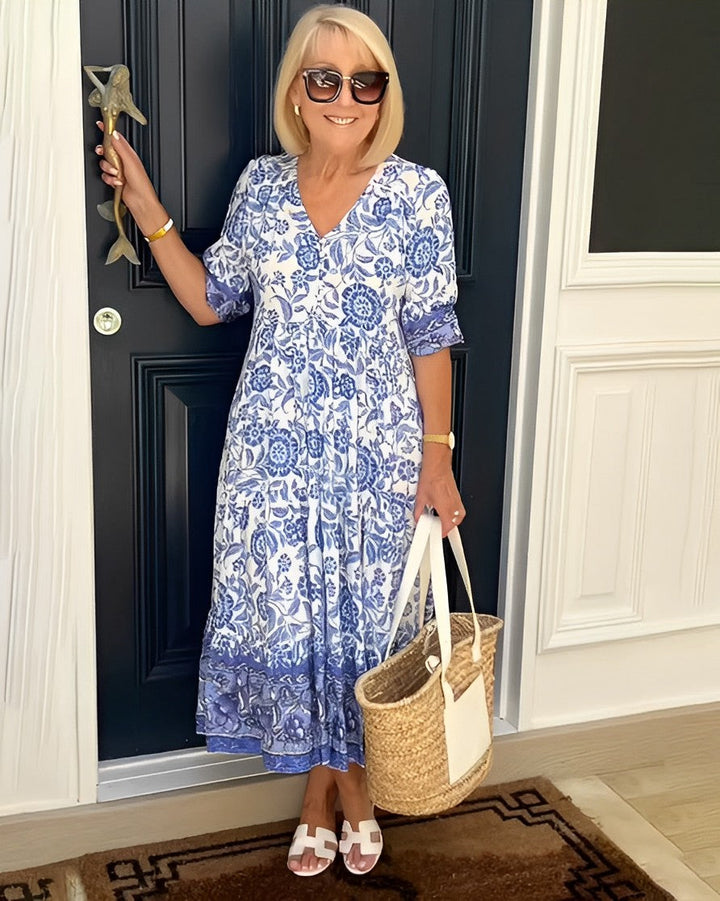 Madison – Robe fleurie col V