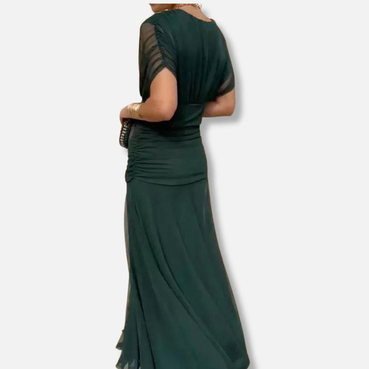 Evelyn – Robe Élégante Avec Décolleté en V