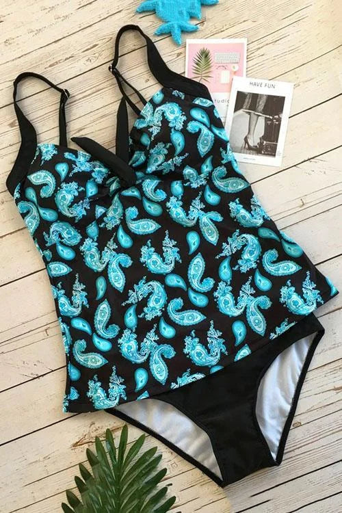 Cascada | Ensemble de bain Paisley qui couvre le ventre