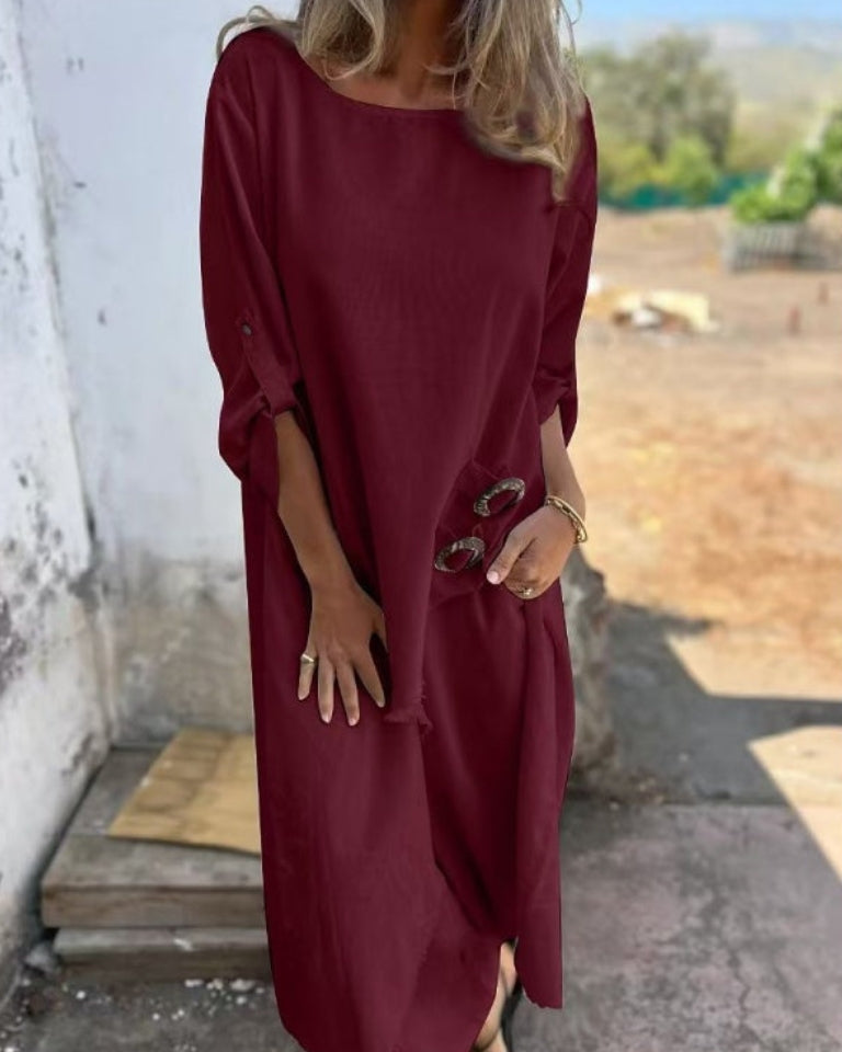 Isabelle | Ensemble en Lin Détendu – Les Sœurs Desrosiers – Trois-Rivières