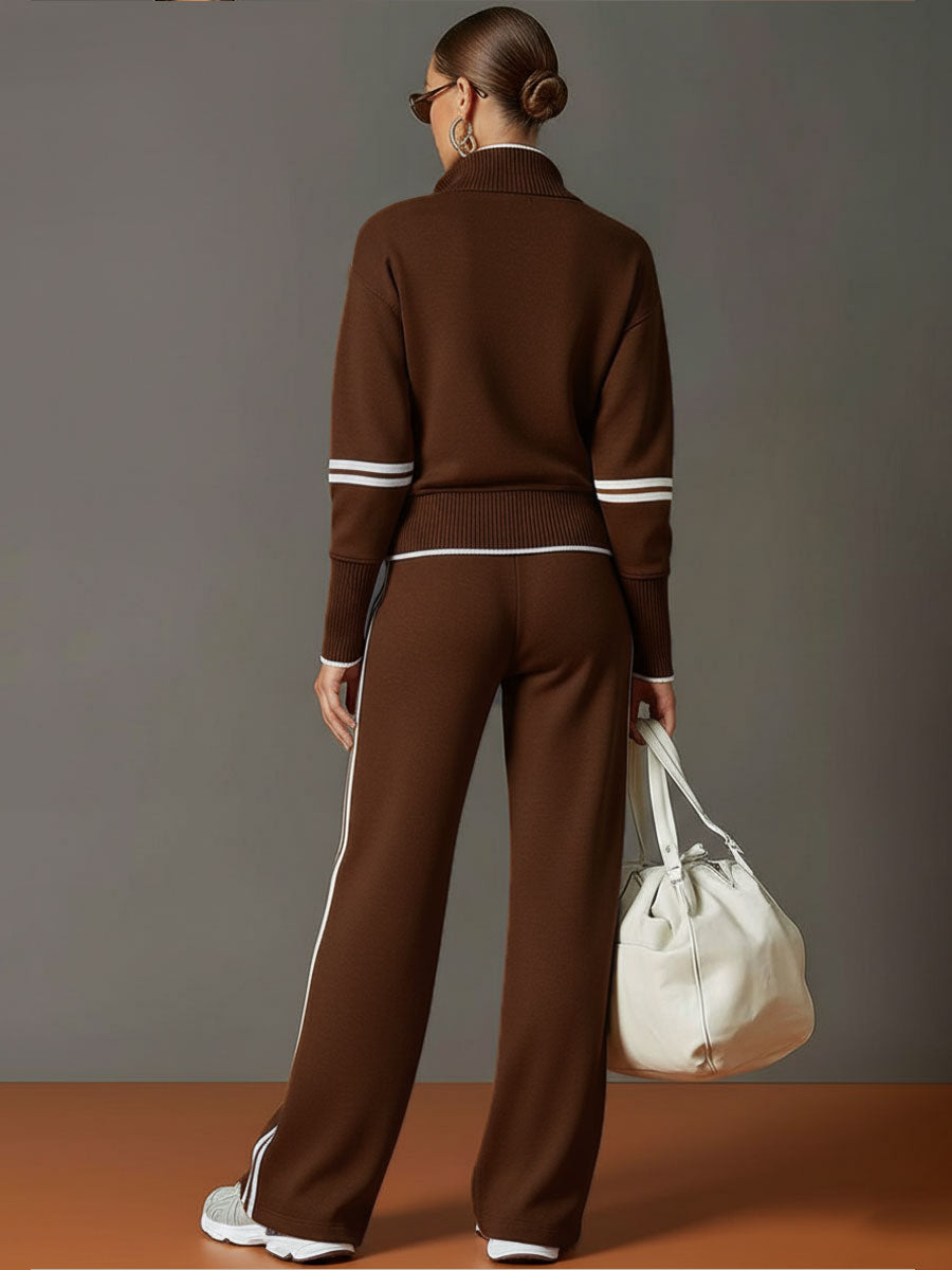 Marietta | Ensemble avec blouse et pantalon à jambes larges