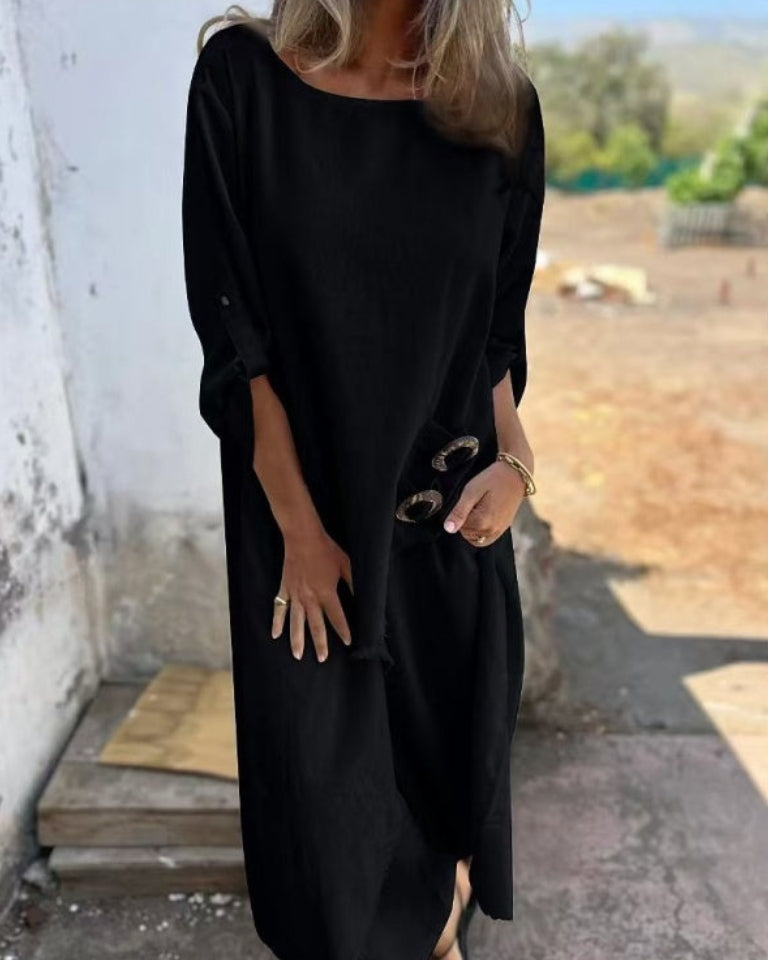 Isabelle | Ensemble en Lin Détendu – Les Sœurs Desrosiers – Trois-Rivières