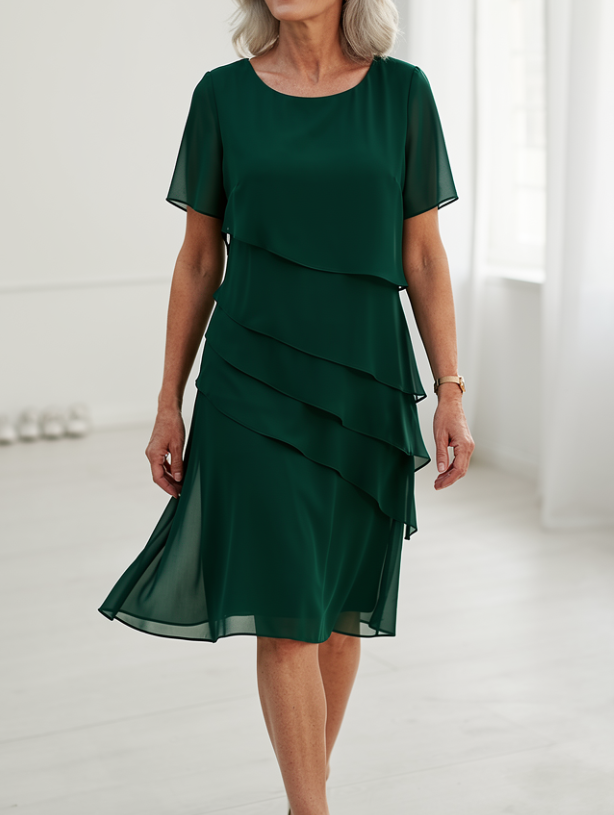 Linda | Robe Ruffle Élégante et Confortable