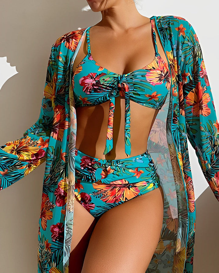 Marina™ - Ensemble de bikini et pareo luxueux