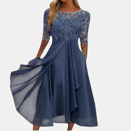 Elvina | Robe avec détail en dentelle