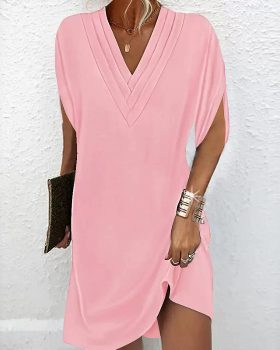 Nerina | Robe avec décolleté en V