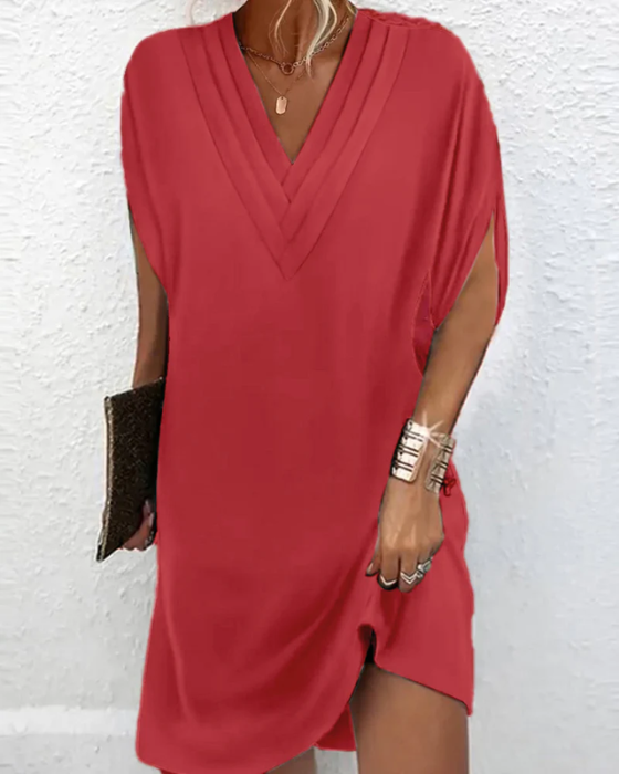 Nerina | Robe avec décolleté en V