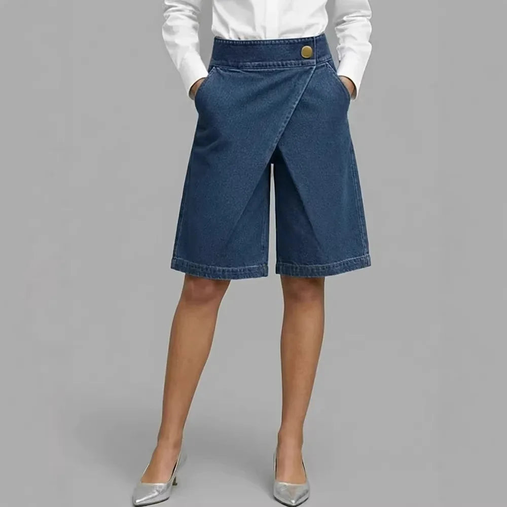 Mabel | Short en denim confortable avec une coupe décontractée
