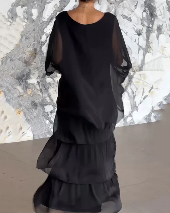Lara – Robe longue fluide élégante