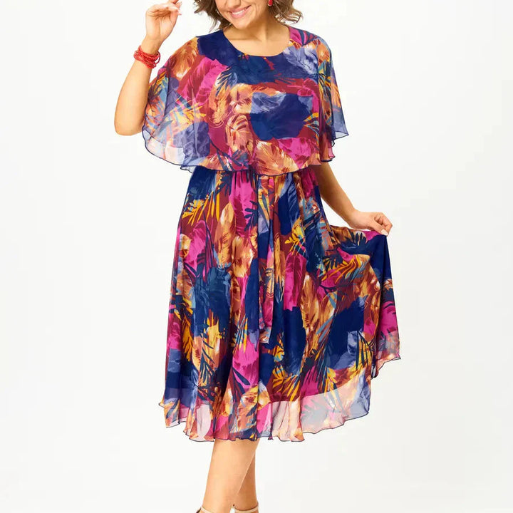 Barbara | Robe Chiffon Grande Taille