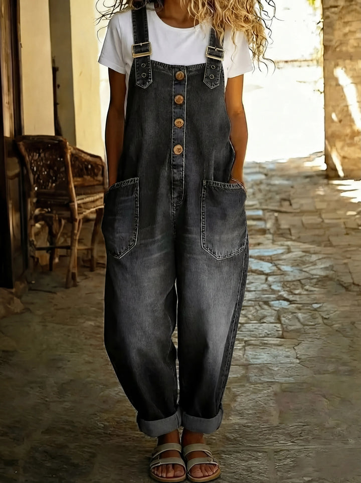 Juul | Combinaison en Denim avec Bretelles Réglables
