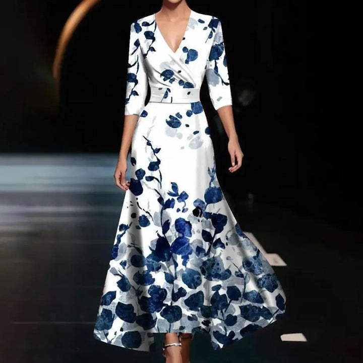 Robe Chic avec Imprimé Floral